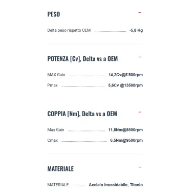 Scarico Completo Termignoni Bmw S 1000 RR 19 - 2025 Moto Terminale Conical Titanio Nero