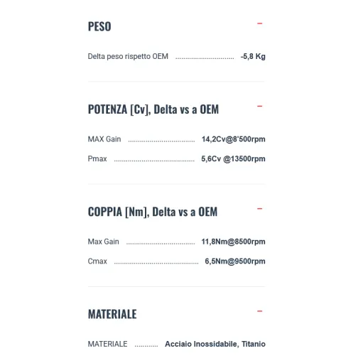 Scarico Completo Termignoni Bmw S 1000 RR 19 - 2025 Moto Terminale Conical Titanio Nero