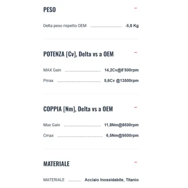 Scarico Completo Termignoni Bmw S 1000 R 21 - 2025 Moto Terminale Conical Titanio