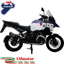 Termignoni Bmw R 1300 GS Adventure Terminale Di Scarico Moto Slip-On Titanio Nero Omologato