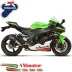Termignoni Kawasaki ZX-10 R / RR 20 - 2025 Terminale Di Scarico Moto Conico Titanio Nero
