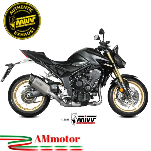 Mivv Honda Hornet 1000 CB Terminale Di Scarico Moto Marmitta SR-1 Titanio Omologato