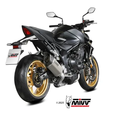 Mivv Honda Hornet 1000 CB Terminale Di Scarico Moto Marmitta SR-1 Titanio Omologato