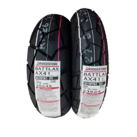 AX41T Bridgestone 120/70R17 + 160/60R15 Coppia Pneumatici Moto Scooter X-ADV Gomme
