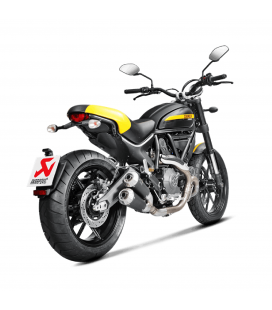 Akrapovic Ducati Scrambler 800 Terminali Di Scarico Slip-On Line Titanio Black Moto