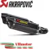 Akrapovic Ducati Monster 1100 / S Terminali Di Scarico Slip-On Line Carbonio Moto