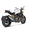 Ducati Monster 1200 / S Collettore Di Scarico Akrapovic Tubo Elimina Kat Catalizzatore Evolution Titanio Moto