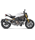 Ducati Monster 1200 / S Collettore Di Scarico Akrapovic Tubo Elimina Kat Catalizzatore Evolution Titanio Moto