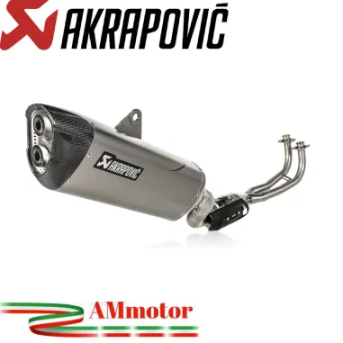 Akrapovic Yamaha T-Max 560 2025 2026 Impianto Di Scarico Completo Racing Line Terminale Titanio Moto Scooter
