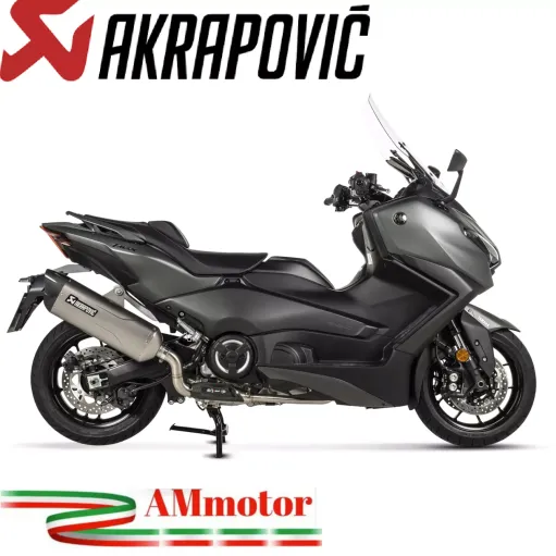 Akrapovic Yamaha T-Max 560 2025 2026 Impianto Di Scarico Completo Racing Line Terminale Titanio Moto Scooter