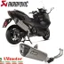 Akrapovic Yamaha T-Max 560 2025 2026 Impianto Di Scarico Completo Racing Line Terminale Titanio Moto Scooter