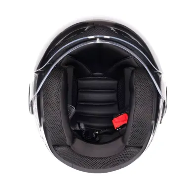 Casco Jet Agv Eteres Hystory Matt Black White Red Doppia Visiera Moto 22206