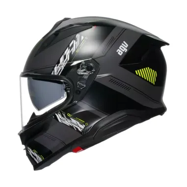 Casco Agv K7 Kyber Matt Grey Yellow Fluo Integrale Per Moto Opaco Visiera Max Pinlock