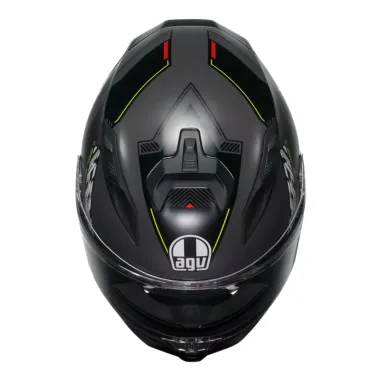 Casco Agv K7 Kyber Matt Grey Yellow Fluo Integrale Per Moto Opaco Visiera Max Pinlock