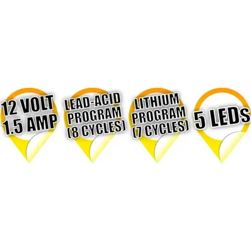 Carica Batteria Per Moto Scooter BC 3500 EVO + CARBON 150 ah 8 Cicli Mantenitore BC Battery