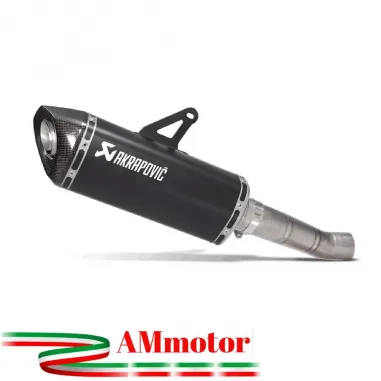 Akrapovic Ducati Monster 1200 R Terminale Di Scarico Slip-On Line Titanio Black Moto