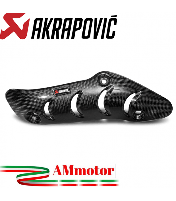 Paracalore Akrapovic In Fibra Di Carbonio Per Ducati Monster 1200 R Moto