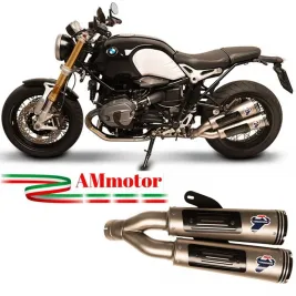 Terminali Di Scarico Con Raccordo Basso Termignoni Bmw R NineT Marmitta Conical Moto