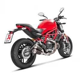 Akrapovic Ducati Monster 797 Terminali Di Scarico Slip-On Line Titanio Black Moto 2