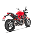 Akrapovic Ducati Monster 797 Terminali Di Scarico Slip-On Line Titanio Black Moto