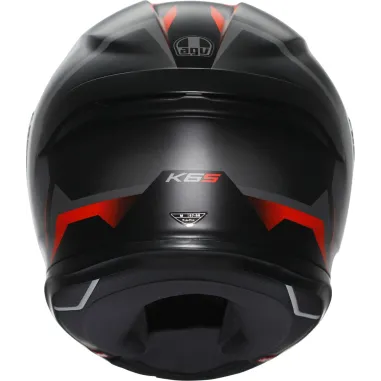Casco Agv K6 S Karve Matt Black Grey Red Integrale Per Moto Opaco Visiera Max Pinlock