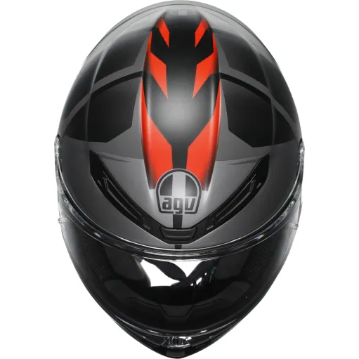 Casco Agv K6 S Karve Matt Black Grey Red Integrale Per Moto Opaco Visiera Max Pinlock