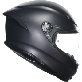 Casco Agv K6 S Matt Black Integrale Per Moto Nero Opaco Visiera Max Pinlock 2