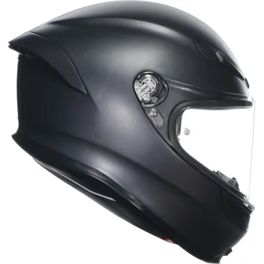 Casco Agv K6 S Matt Black Integrale Per Moto Nero Opaco Visiera Max Pinlock