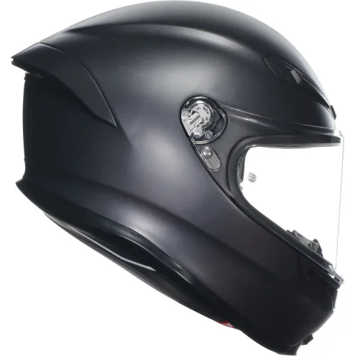 Casco Agv K6 S Matt Black Integrale Per Moto Nero Opaco Visiera Max Pinlock