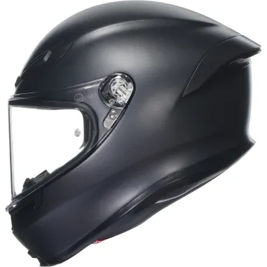 Casco Agv K6 S Matt Black Integrale Per Moto Nero Opaco Visiera Max Pinlock