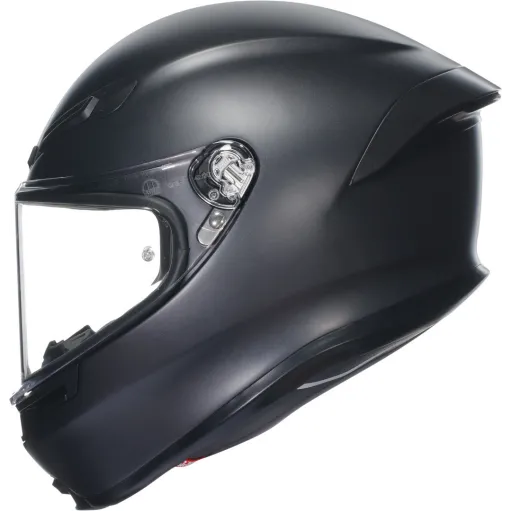 Casco Agv K6 S Matt Black Integrale Per Moto Nero Opaco Visiera Max Pinlock
