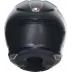 Casco Agv K6 S Matt Black Integrale Per Moto Nero Opaco Visiera Max Pinlock