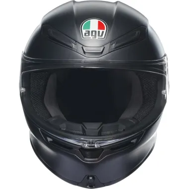 Casco Agv K6 S Matt Black Integrale Per Moto Nero Opaco Visiera Max Pinlock