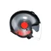 Casco Jet Agv Eteres Levanto Black Silver Red Doppia Visiera Moto Ece 22.06