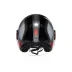 Casco Jet Agv Eteres Levanto Black Silver Red Doppia Visiera Moto Ece 22.06