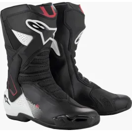 Alpinestars SMX-6 V3 R Black White Red Stivale Moto Strada Pista