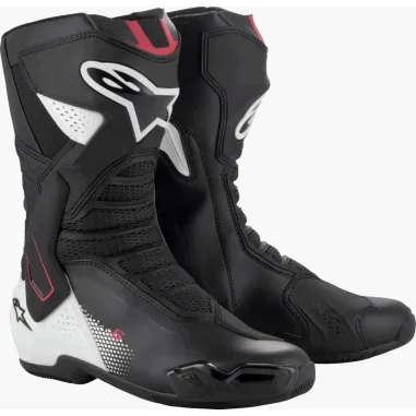 Alpinestars SMX-6 V3 R Black White Red Stivale Moto Strada Pista
