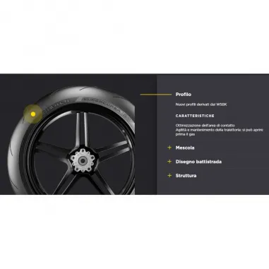 Pirelli Diablo Supercorsa SP V3 120 70 + 190 55 Coppia Pnaumatici Moto Gomme