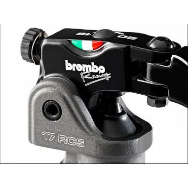 Pompa Brembo Radiale Rcs 17 Freno + Kit Serbatoio Olio Racing Moto