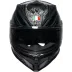 Casco Agv K7 Damascus Black Silver Integrale Per Moto Opaco Visiera Max Pinlock