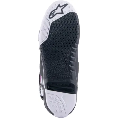 Alpinestars Tech 10 Supervented Stivali Motocross Enduro Nero Smalto Blu Viola Bianco