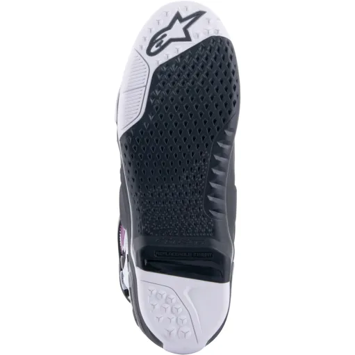 Alpinestars Tech 10 Supervented Stivali Motocross Enduro Nero Smalto Blu Viola Bianco