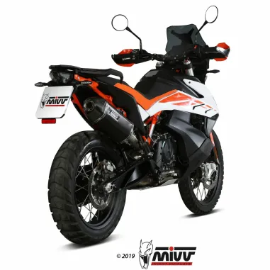 Mivv Ktm 890 SMT Terminale Di Scarico Moto Marmitta Speed Edge Inox Black Omologato