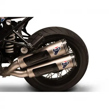Terminali Di Scarico Con Raccordo Basso Termignoni Bmw R NineT Marmitta Conical Moto
