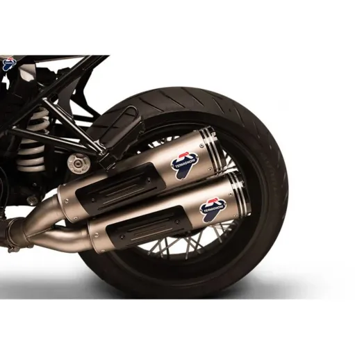Terminali Di Scarico Con Raccordo Basso Termignoni Bmw R NineT Marmitta Conical Moto
