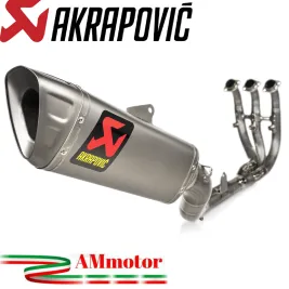 Akrapovic Yamaha R9 24 - 2026 Scarico Completo Moto Racing Line Terminale In Titanio