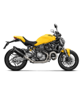 Ducati Monster 821 Collettore Di Scarico Akrapovic Tubo Elimina Kat Catalizzatore Evolution Titanio Moto
