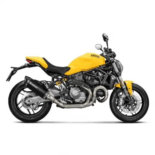 Ducati Monster 821 Collettore Di Scarico Akrapovic Tubo Elimina Kat Catalizzatore Evolution Titanio Moto