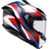 Casco Agv K6 S Tmewarp Matt Black Red Blue Integrale Per Moto Opaco Visiera Max Pinlock
