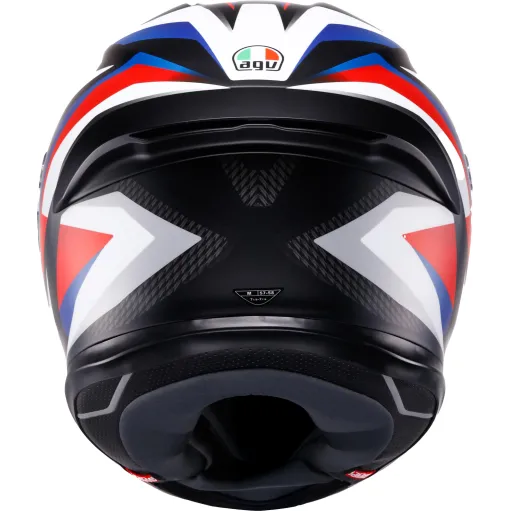 Casco Agv K6 S Tmewarp Matt Black Red Blue Integrale Per Moto Opaco Visiera Max Pinlock